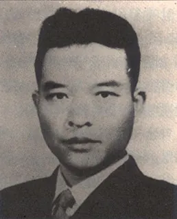 양복 차림의 김원봉 흑백 증명사진